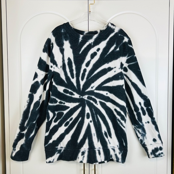 Art Class Boy's Tie Dye Sweatshirt | Black & White - Picture 1 of 6